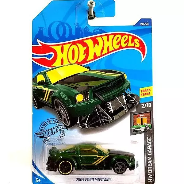Hot Wheels: 2005 Ford Mustang kisautó - zöld