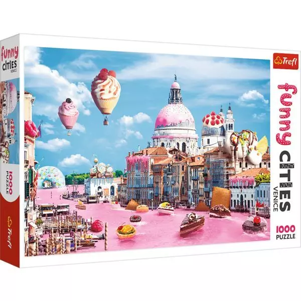 Funny Cities: Veneția puzzle cu 1000 piese