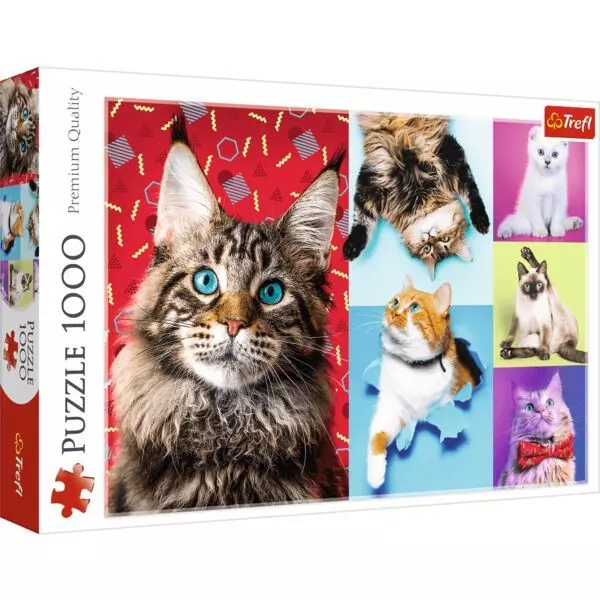 Trefl: Boldog macskák 1000 darabos puzzle