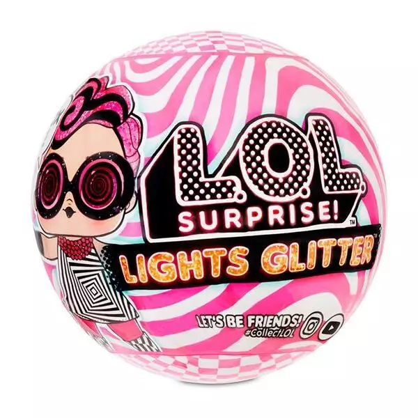 L.O.L. Surprise: Lights Glitter păpușă surpriză care luminează
