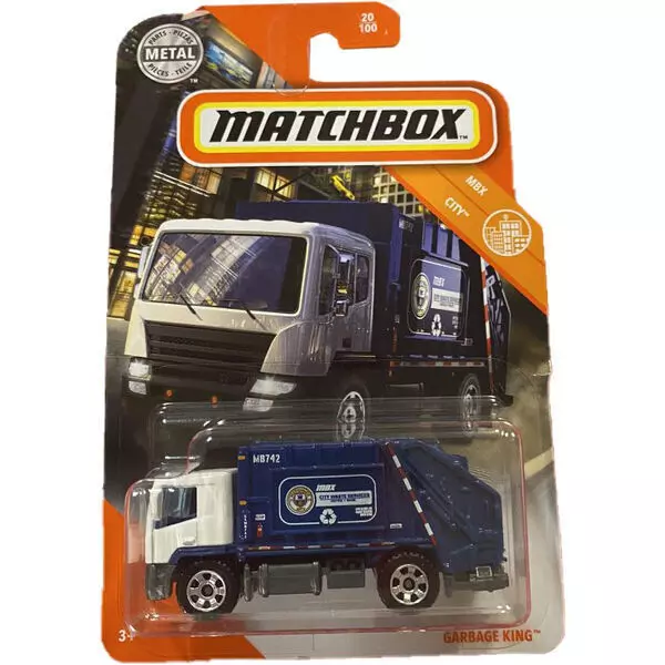 Matchbox MBX City: Mașinuță Garbage King