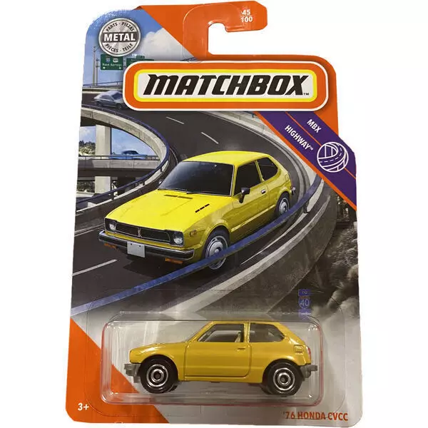 Matchbox MBX Highway: 76 Honda CVCC kisautó