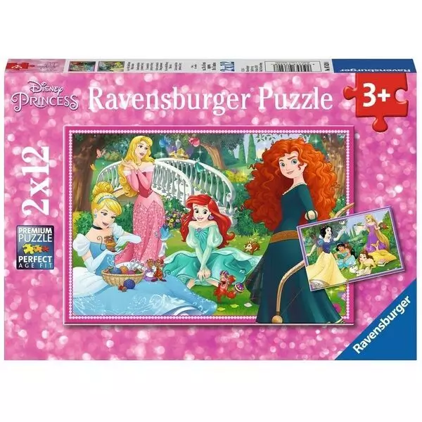 Ravensburger: Disney hercegnők 2 x 12 darabos puzzle