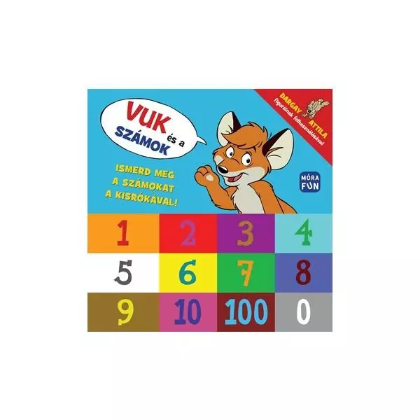 Vuk și culorile - Cunoaște cifrele cu vulpea micuță, educativ în lb. maghiară