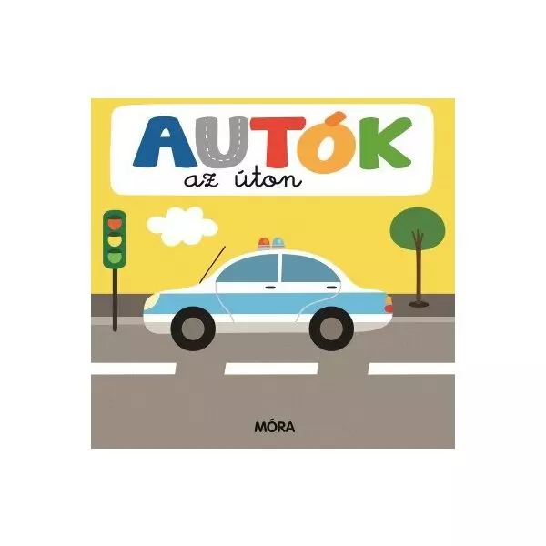 Autók az úton – Képeskönyv kicsiknek - Összekapcsolható puzzle darabokkal