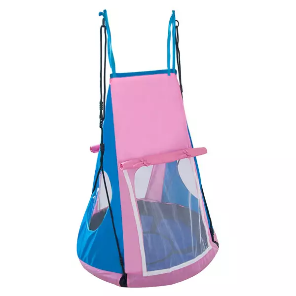 Spartan: sátor a fészekhintához - 95 cm, rózsaszín-kék - CSOMAGOLÁSSÉRÜLT