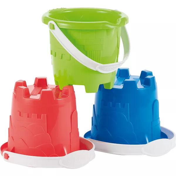 Écoiffier: Secchiello per sabbia a forma di castello - vari colori, 12 cm