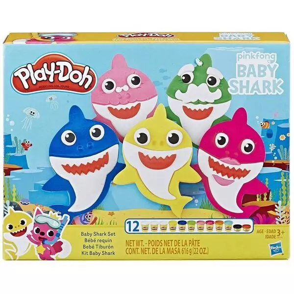 Play-Doh: Baby Shark set de plastilină