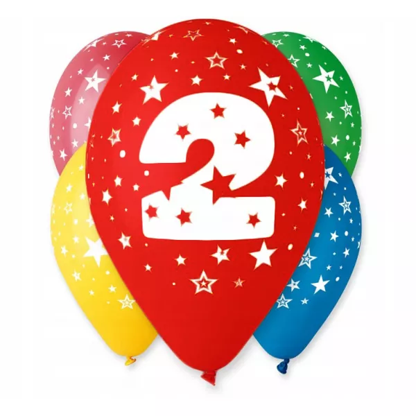 Pachet de baloane colorate pentru aniversare 30 cm - 2