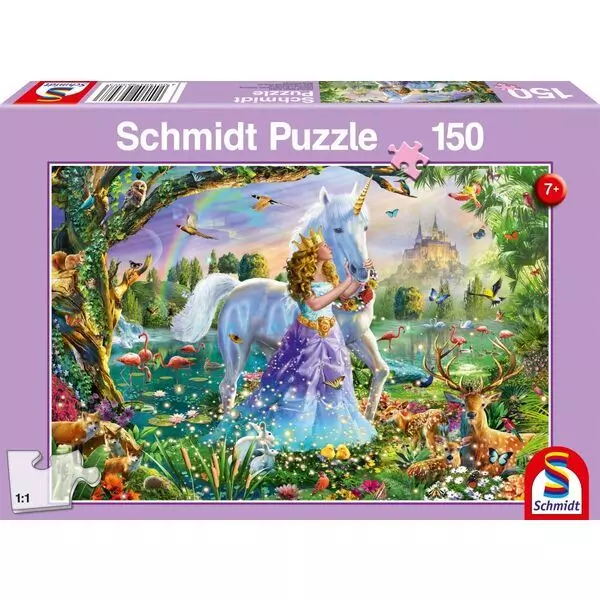 Schmidt: Hercegnő és unikornis a kastélynál 150 darabos puzzle