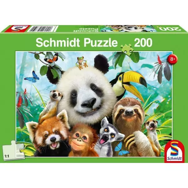 Schmidt: Őserdő barátok 200 darabos puzzle