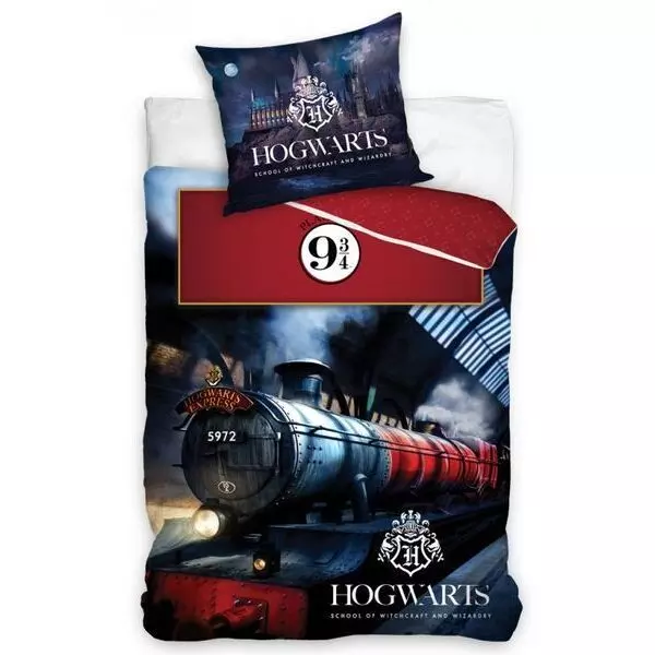 Harry Potter: Hogwarts Express lenjerie de pat cu 2 piese - 140 x 200 cm