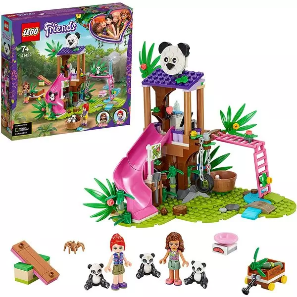 LEGO Friends: Căsuța din copac în jungla urșilor panda 41422