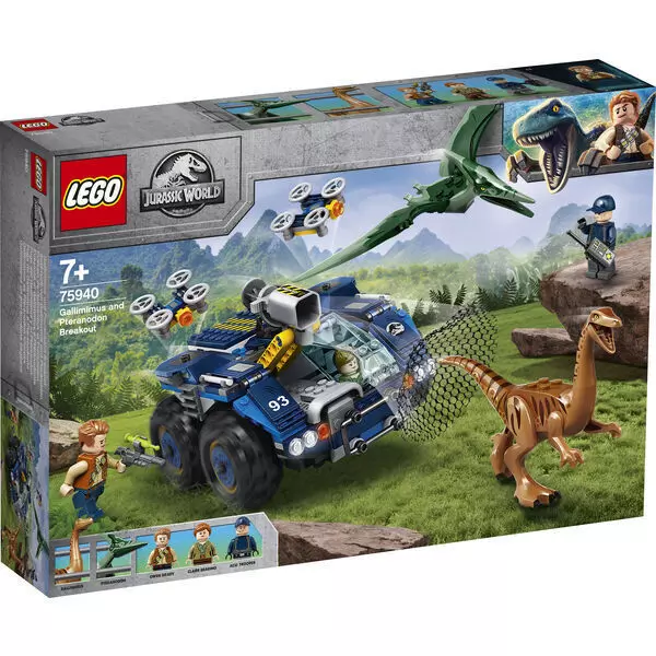 LEGO Jurassic World: Evadarea lui Gallimimus și Pteranodon 75940