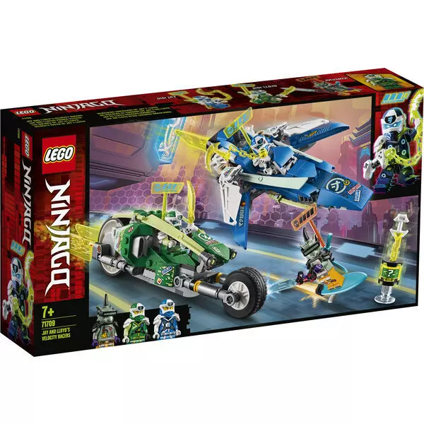 LEGO Ninjago: Jay és Lloyd versenyjárművei 71709 - CSOMAGOLÁSSÉRÜLT
