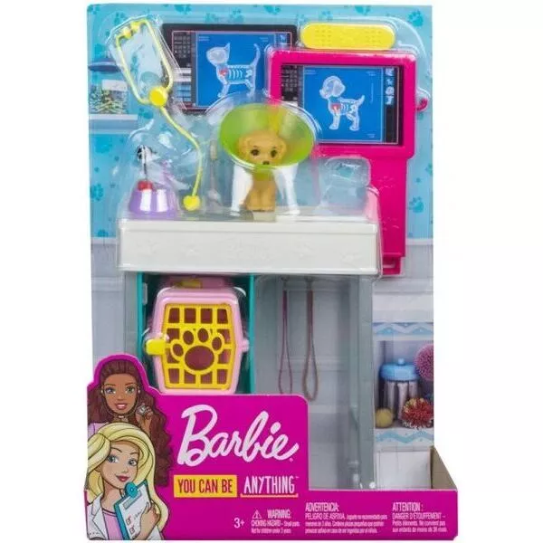 Barbie: Állatorvosi rendelő játékszett