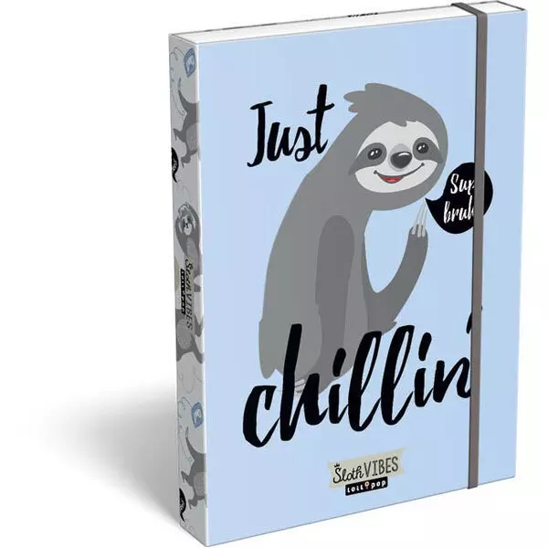 Lollipop: Sloth Vibes A5 füzetbox 