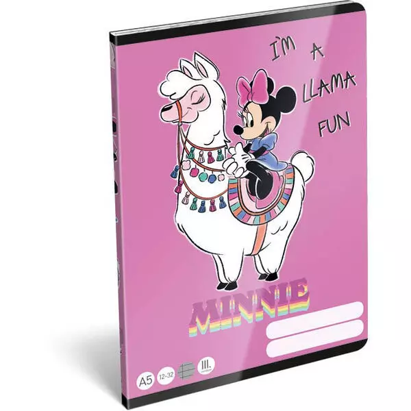 Minnie: Lama A5 3. osztályos füzet