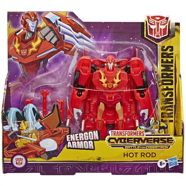 Transformers: Cyberverse Battle for Cybertron - Figurină Hot Rod