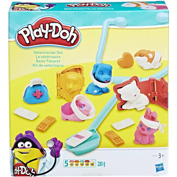 Play-Doh: Állatorvos gyurmaszett 