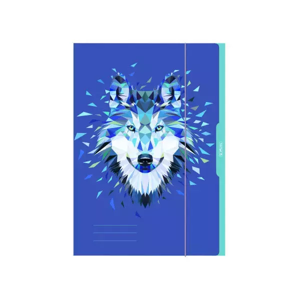 Wild Animals Wolf gumis mappa - A3