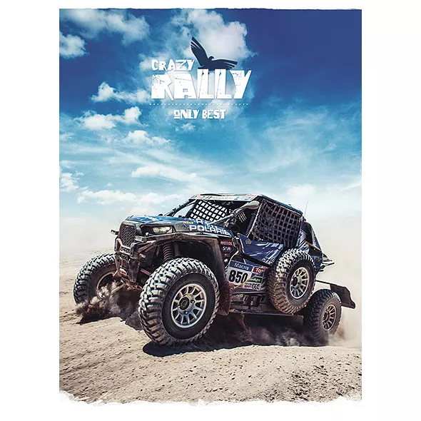 SHKOLYARYK Crazy rally caiet cu pătrățele A5, 36 - diferite