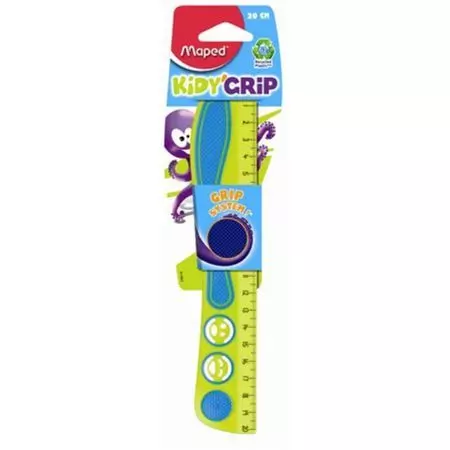 MAPED Kidy Grip 20 cm-es műanyag, gumírozott vonalzó - többféle színben