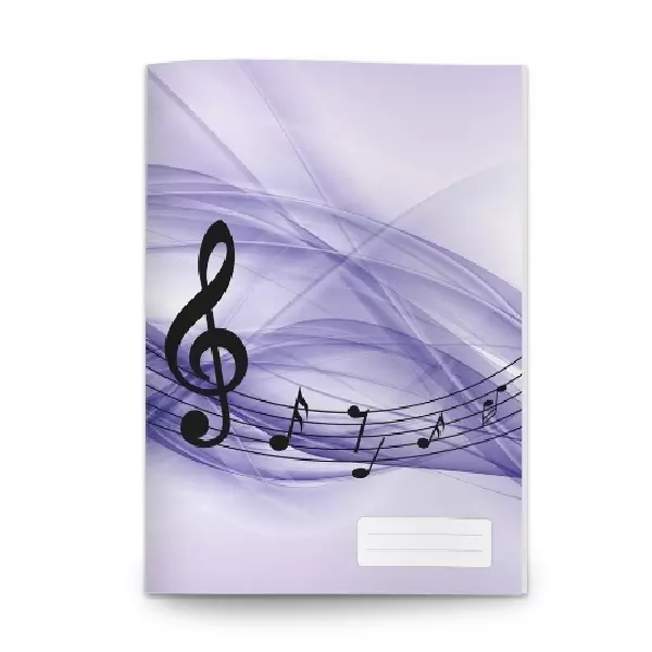 Caiet de muzică 36-16, A5 - purple