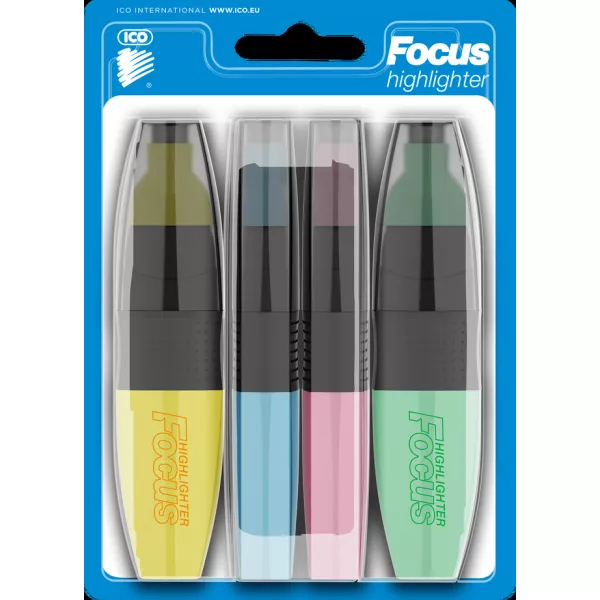 ICO: FOCUS textmarker, culoare pastel