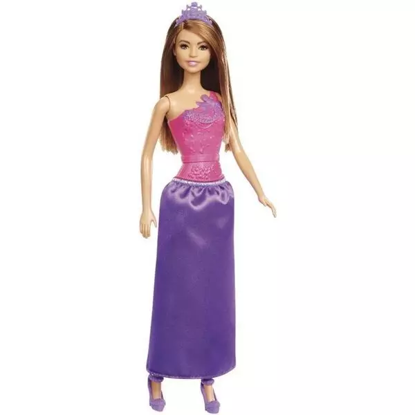 Barbie: Prințesă Barbie cu păr șaten