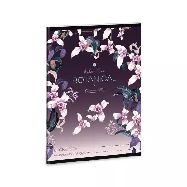 Ars Una: Botanic Orchid leckefüzet - A5