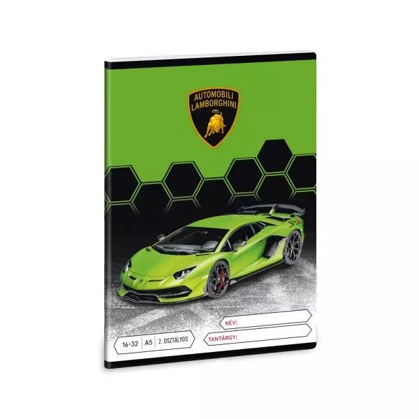 Ars Una: Lamborghini 2. osztályos füzet - A5
