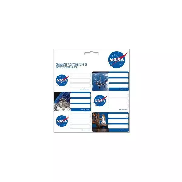 Ars Una: NASA etichete caiete - 3 x 6 buc.