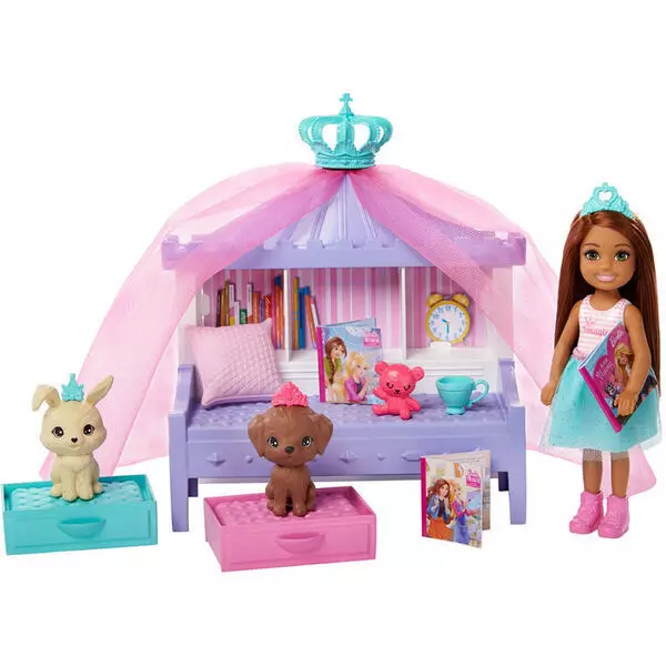 Barbie Princess Adventure - Olvasószoba házi kedvencekkel