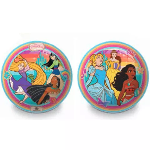 Disney hercegnők mintás labda, 23 cm - többféle