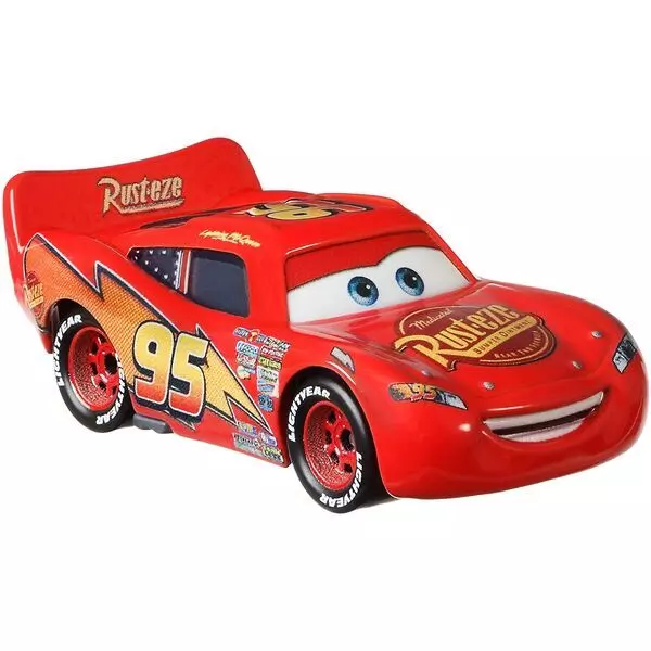 Cars 3: Mașinuță Lightning McQueen with Sign