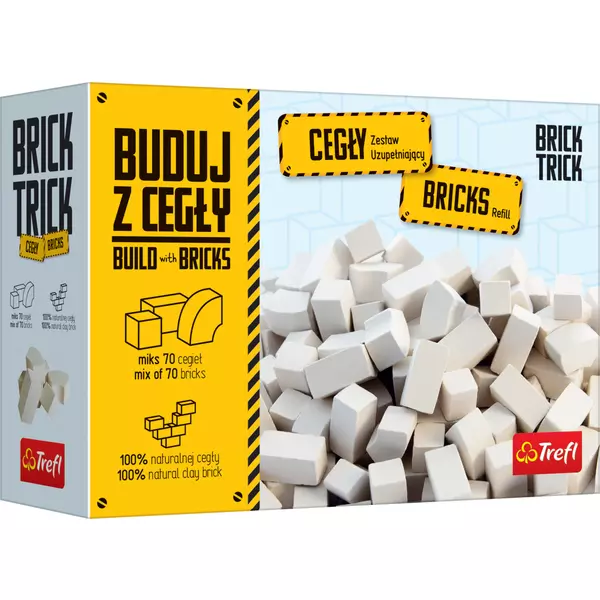 Brick Trick: Rezervă - 70 cărămizi castel alb