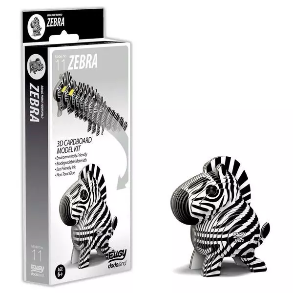 EUGY: Zebra 3D puzzle