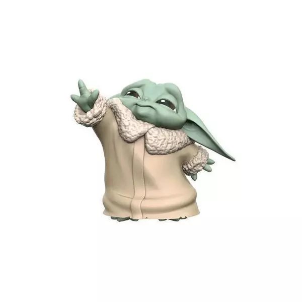 Star Wars: Baby Yoda figurină care folosește Forța