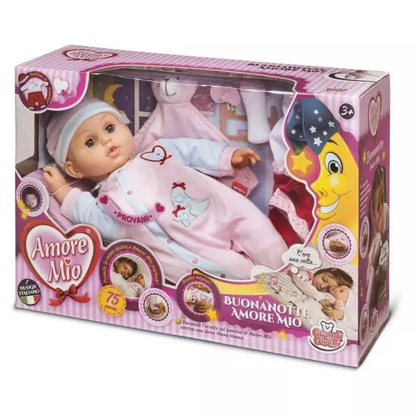 Amore Mio: Álmodj szépeket kisbabám játékbaba