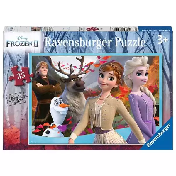 Ravensburger: Frozen - puzzle 2 x 35 piese