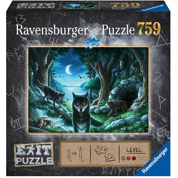Ravensburger: Pădure cu lupi - puzzle Exit cu 759 piese