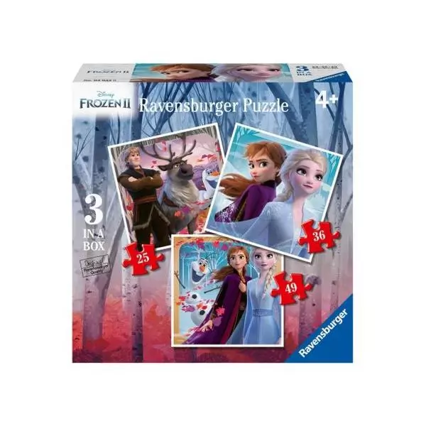 Ravensburger: Frozen 2. - puzzle 3-în-1