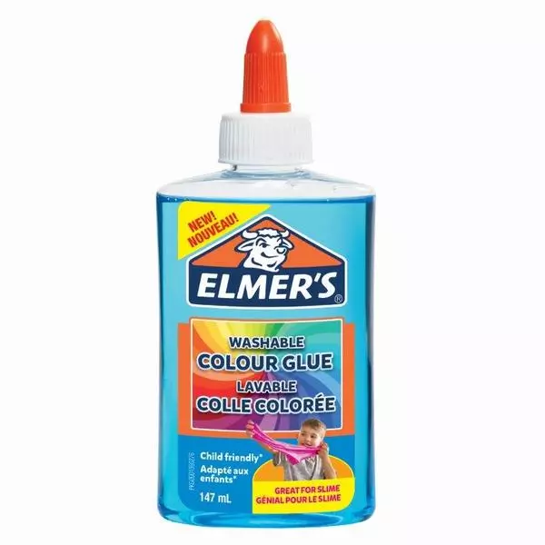 Elmer's: transzparens ragasztó, 147 ml - kék