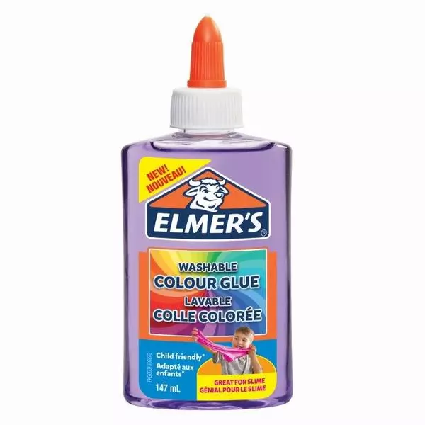 Elmer's: transzparens ragasztó, 147 ml - lila