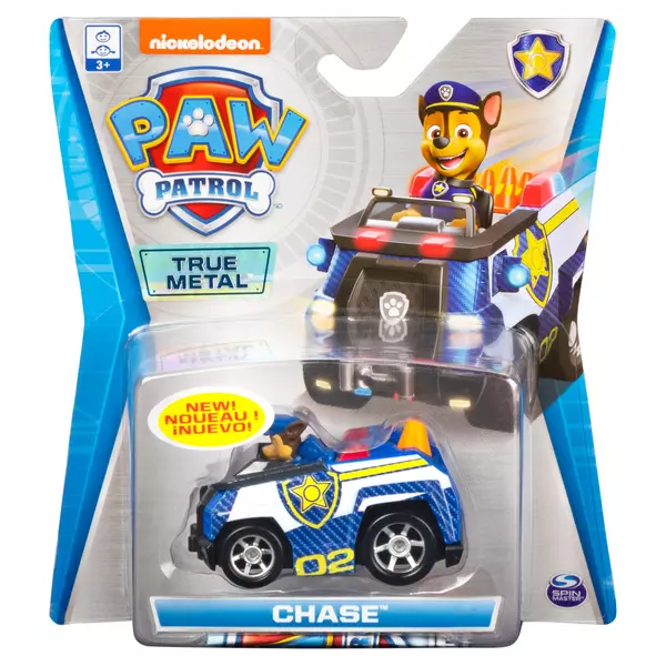 Paw Patrol: Mașina de poliție metalică a lui Chase