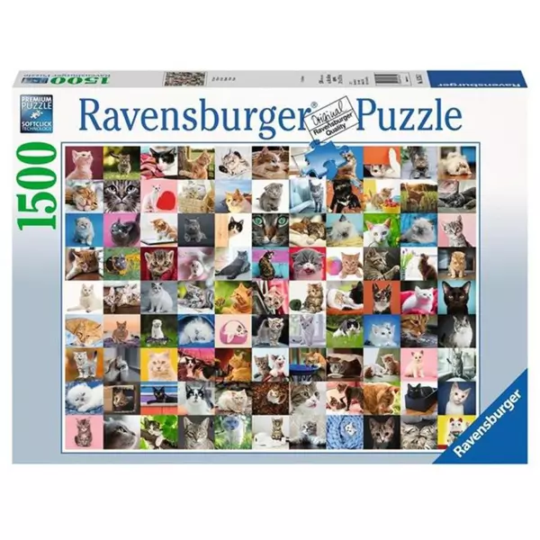 Ravensburger: 99 cica puzzle - 1500 darabos