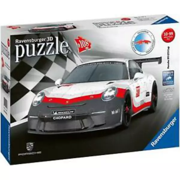 Porsche GT3 Kupa 3D 108 darabos puzzle