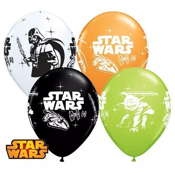 Star Wars: Darth Vader & Yoda léggömb csomag - 6 db
