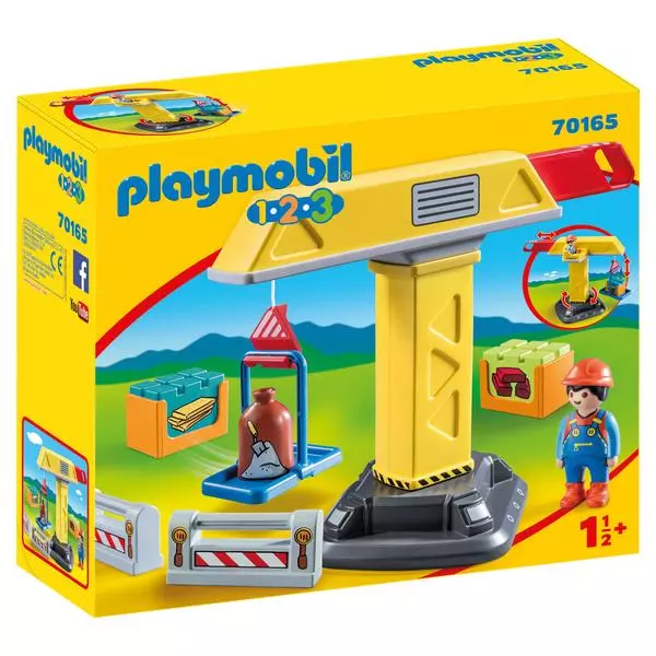 Playmobil 1.2.3: Építési daru 70165